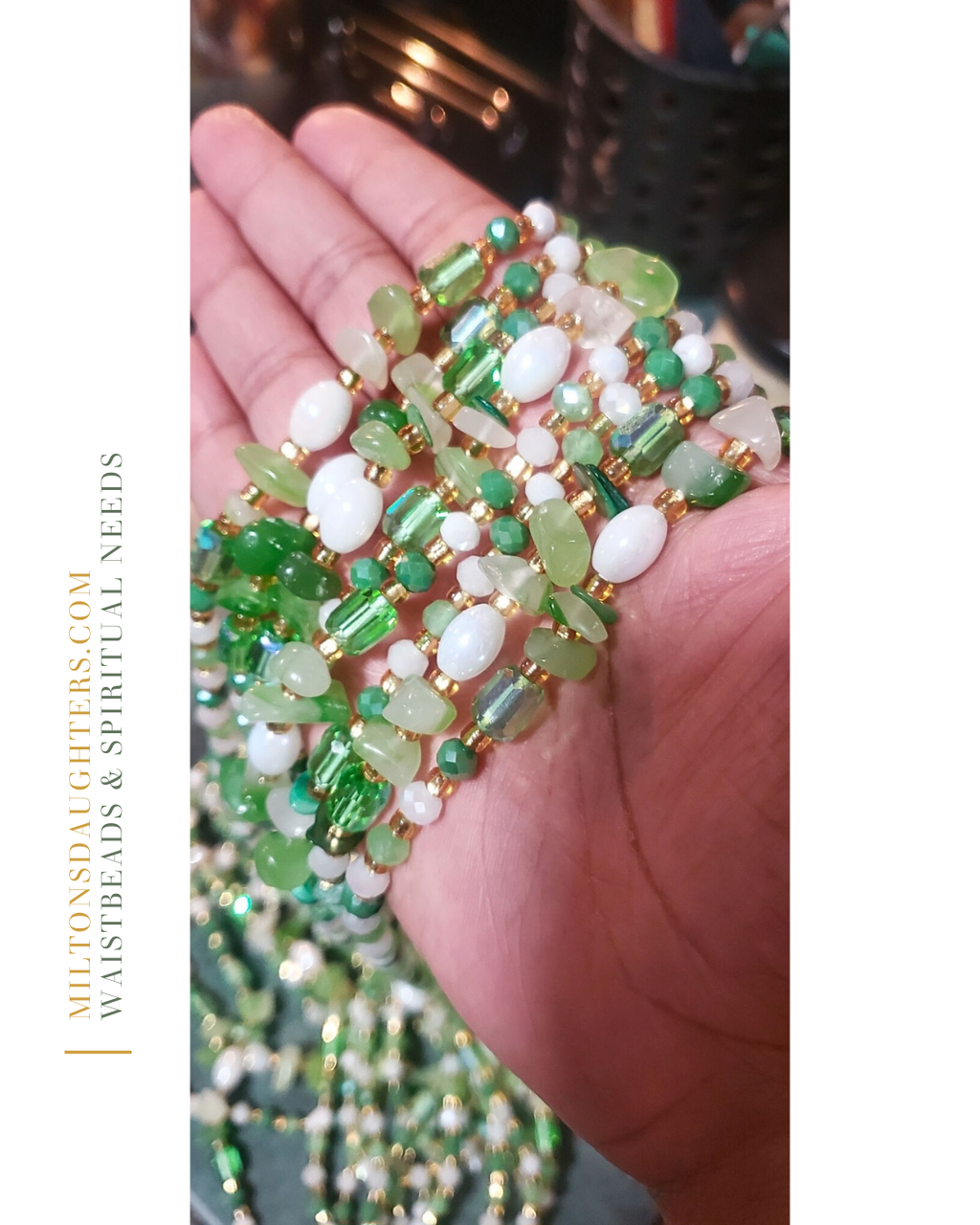 Green adventurine waistbead